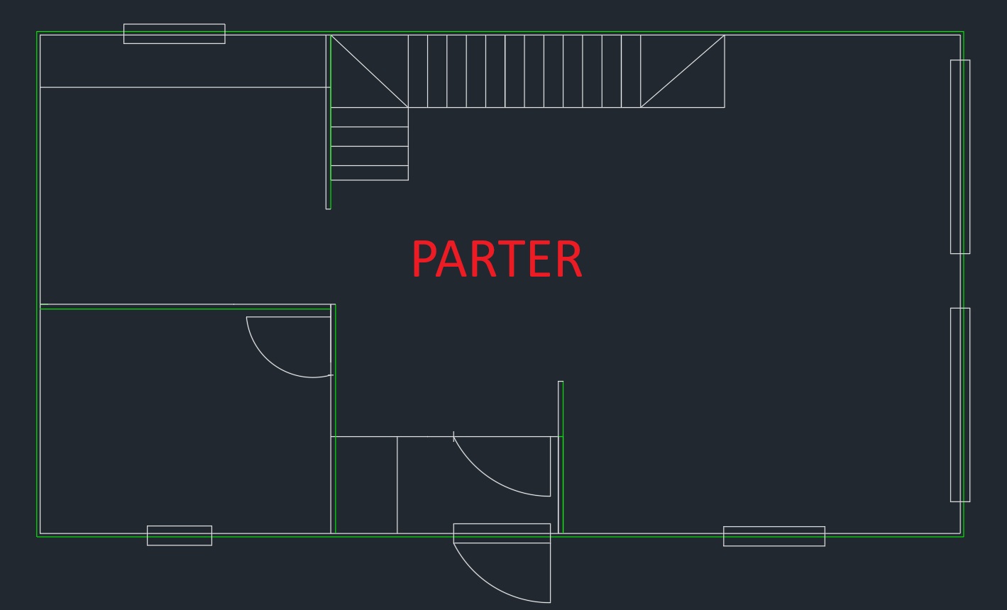 Domek drewniany - widok 3