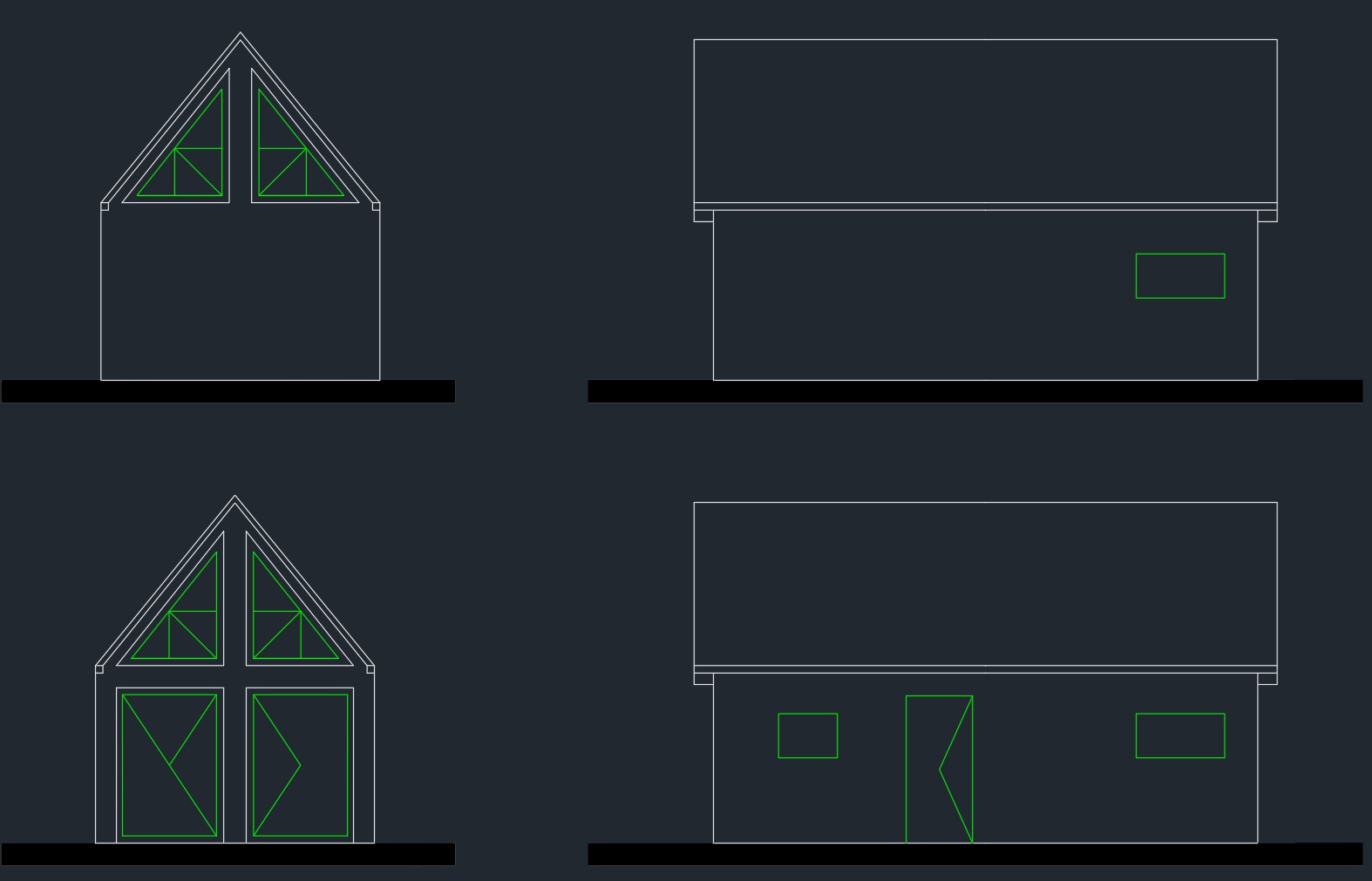 Domek drewniany - wnętrze